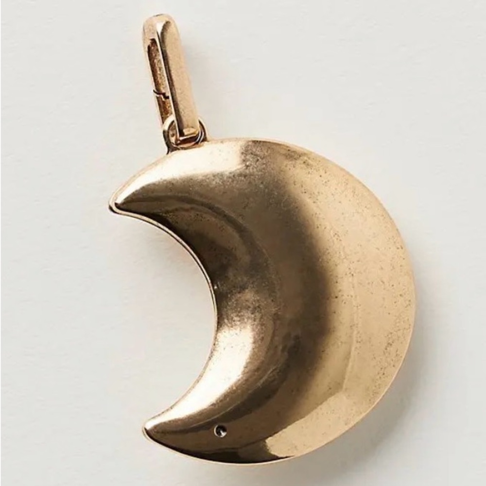 Free People Puffy Moon Bag Charm - Picture 2 of 5